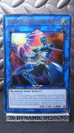 | Yugioh Xtra HERO Wonder Driver LEHD-ENA37 1st Edition Ultra Rare NM- 🔥 | - Image 1