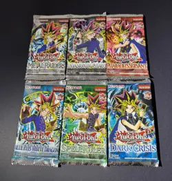 YUGIOH 6x Legendary Collection Booster Pack 25th Anniversary LOB MRD SRL PSV DCR - Image 1
