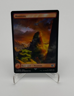Magic The Gathering Trading Card TCG MTG Final Fantasy Foil Mountain 0303 - Image 1