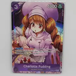 One Piece TCG Charlotte Pudding OP08-067 Rare Parallel ALT ART Two Legends R - Image 1