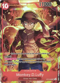 MONKEY.D.LUFFY (TREASURE BOOSTER SET) ST10-006 NM - Image 1