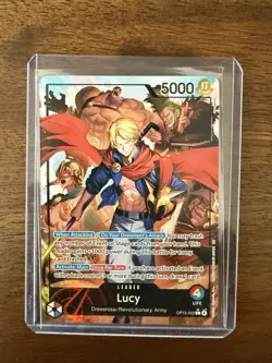 One Piece Lucy OP15-002 Alt Art Leader Adventure On Kami’s Island English - Image 1