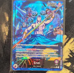 One Piece TCG OP15-058 Leader Enel Foil alt art - Image 1