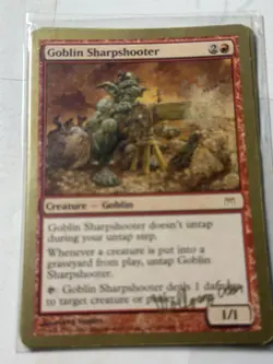 Goblin Sharpshooter X (1) MTG Onslaught Excellent/Near championship deck - Image 1