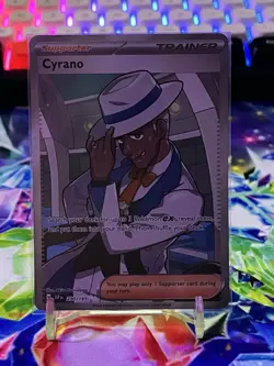 Cyrano 230/191 SV08 Surging Sparks Trainer Card NM Condition, Ultra Rare - Image 3