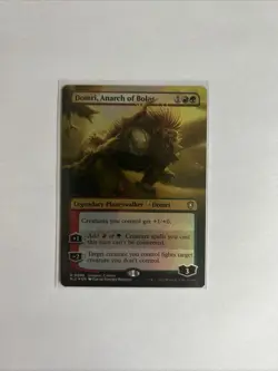 Domri, Anarch of Bolas Borderless Foil R MTG Bloomburrow Commander Near Mint - Image 1