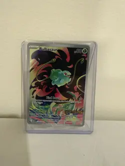 Pokemon Bulbasaur Mega Evolution Full Art Holo Illustration Rare 133/132 Card - Image 1