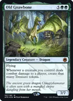 Old Gnawbone -Foil Light Play MTG AFR Ampersand Promos - Image 1