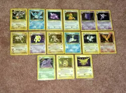 Pokemon TCG assorted 10 card Lot - Holo + 1st edition + rare | Base set to Neo - Image 2