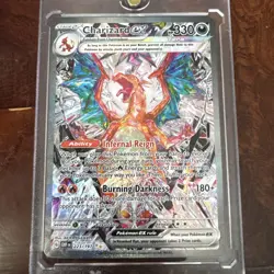 Pokemon Charizard ex 223/197 Obsidian Flames Full Art Holo Rare Card - Image 1