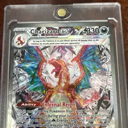Pokemon Charizard ex 223/197 Obsidian Flames Full Art Holo Rare Card - Image 2
