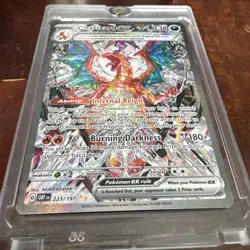 Pokemon Charizard ex 223/197 Obsidian Flames Full Art Holo Rare Card - Image 4