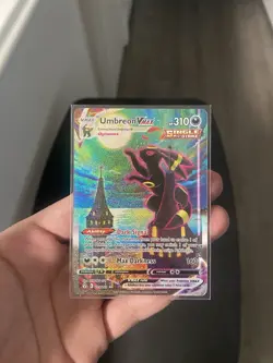 Pokemon TCG Umbreon VMAX Alt Art Holo Secret Rare Card Evolving Skies 215/203 NM - Image 1