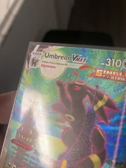 Pokemon TCG Umbreon VMAX Alt Art Holo Secret Rare Card Evolving Skies 215/203 NM - Image 2