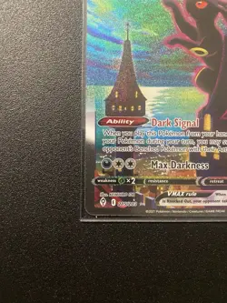 Pokemon TCG Umbreon VMAX Alt Art Holo Secret Rare Card Evolving Skies 215/203 NM - Image 5