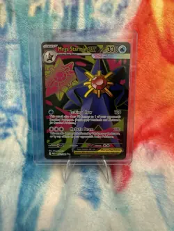 Pokemon Mega Starmie EX 102/088 POR HP330 Stage 1 Water Card English Regular - Image 1