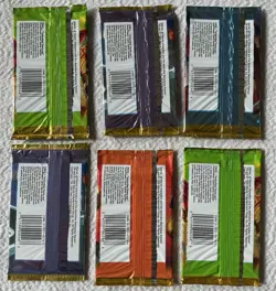 Fleer Marvel OverPower Card Game Booster Packs 6 Iron Man Spider-Man Wolverine - Image 2