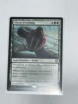 Wizards of the Coast Ohran Frostfang Creature Green Rare Regular 0199 - Image 1