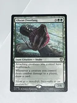 Wizards of the Coast Ohran Frostfang Creature Green Rare Regular 0199 - Image 2