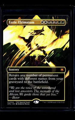 2025 MTG Magic the Gathering SPG Special Guests Borderless #104 Eerie Ultimatum - Image 1