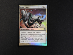 Spirit Loop FOIL MP [Time Spiral] Mtg Magic Free Tracking! - Image 1