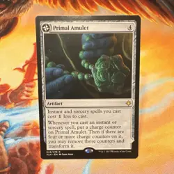 Magic: The Gathering Primal Amulet Primal Wellspring Rare Ixalan - Image 1