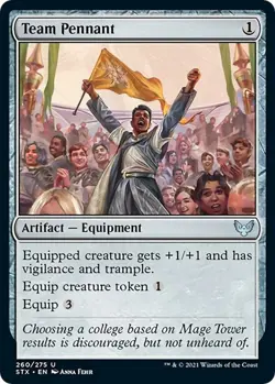 Team Pennant - Strixhaven: School of Mages (STX)(Foil) - Image 1