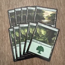 Magic The Gathering - 10x Basic Land - Forest - MTG - NM - Image 1