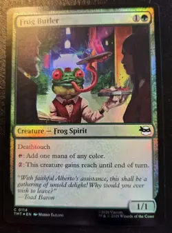 Frog Butler 0114 Foil Common Teenage Mutant Ninja Turtles Magic: The Gathering - Image 1