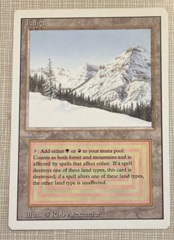 Taiga Revised MTG Magic the Gathering Dual Land NM - Image 1