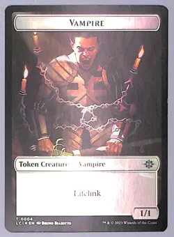 Vampire Demon // Vampire - Foil - Double-sided Token - (LCI) MTG - Image 2