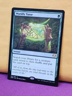 1x Worldly Tutor, NM, Dominaria Remastered (DMR), Magic: the Gathering, MtG - Image 2