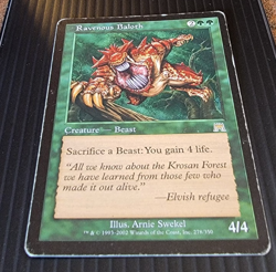 MTG Magic the Gathering Ravenous Baloth (278/350) Onslaught LP - Image 2