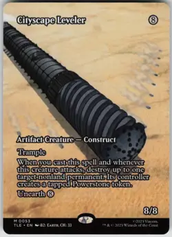 MTG Cityscape Leveler Borderless Normal NM Avatar: The Last Airbender: Magic 53 - Image 1