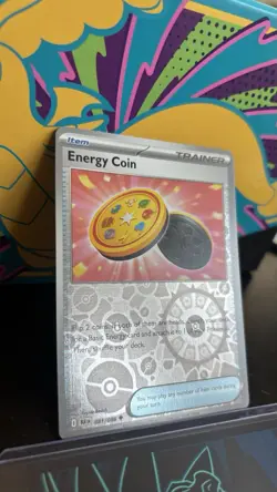 Pokemon TCG Energy Coin 081/086 Sv: Black Bolt Reverse Holo Trainer Uncommon NM - Image 2