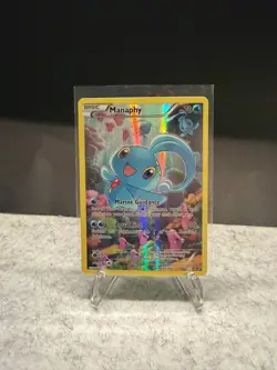 Manaphy - XY113 Black Star Promo Full Art Pokemon - NM - Image 1