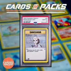 Carte Pokemon Professeur Chen 88/102 Set de base Edition 1 PSA 10 GEM MINT 🔥 - Image 1