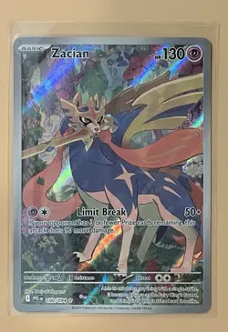 2025 Mega Evolution: Phantasmal Flames 100/94 Zacian Illustration Rare (2) - Image 1