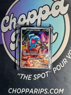 Pokemon Destined Rivals Team Rocket’s Wobbuffet Full Art BSP Holo #203 - Image 1