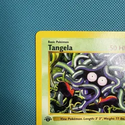 Pokemon Vintage 1st Edition Tangela 066/102 Base Set (Shadowless) Wotc 1999 - Image 2