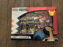 Pokemon TCG Celebrations Collection Lance's Charizard V Box - Image 1