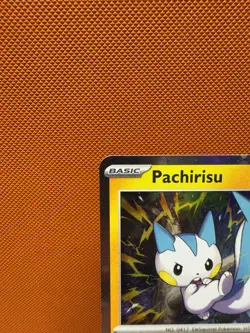 Pokemon Black Star Promo SWIRL Pachirisu SVP 158 Cosmos Holo NM 2244 - Image 2