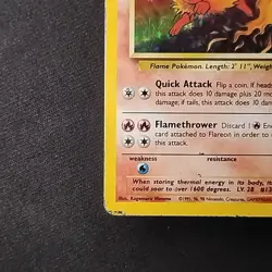 Pokemon TCG Flareon Jungle 3/64 Unlimited Holo Rare MP - Image 5