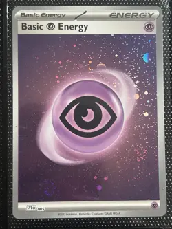 Pokemon TCG Scarlet & Violet 151 Cosmo Holo Psychic Energy 005 GALAXY SWIRL - Image 1