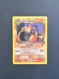 Vintage Base Set Dark Charizard - Rare #21/82 1999-2000 Pokemon TCG Team Rocket - Image 1