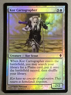 MTG / Kor Cartographer / ZEN / #18 / FOIL / Common / NM - Image 1