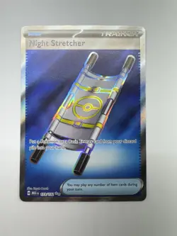 Pokemon Night Stretcher 173/132 Me01: Mega Evolution Trainer Ultra Rare Holo - Image 1