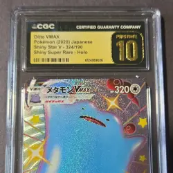 Pokemon Ditto VMAX 324/190 Shiny Star V Shiny Secret Rare CGC 10 Japanese Holo - Image 3