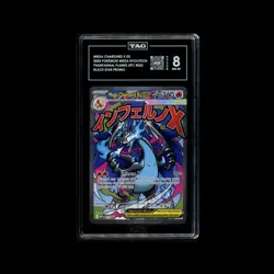 2025 Pokemon Mega Evolution UPC #023 Mega Charizard X ex Black Star Promo TAG 8 - Image 1