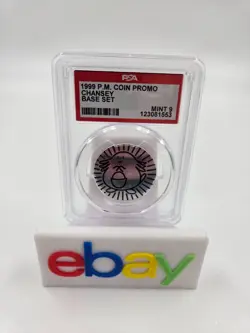 1999 Pokemon Coin Promo Chansey STAR HOLO PSA 9 Mint Rare Collectible - Image 1